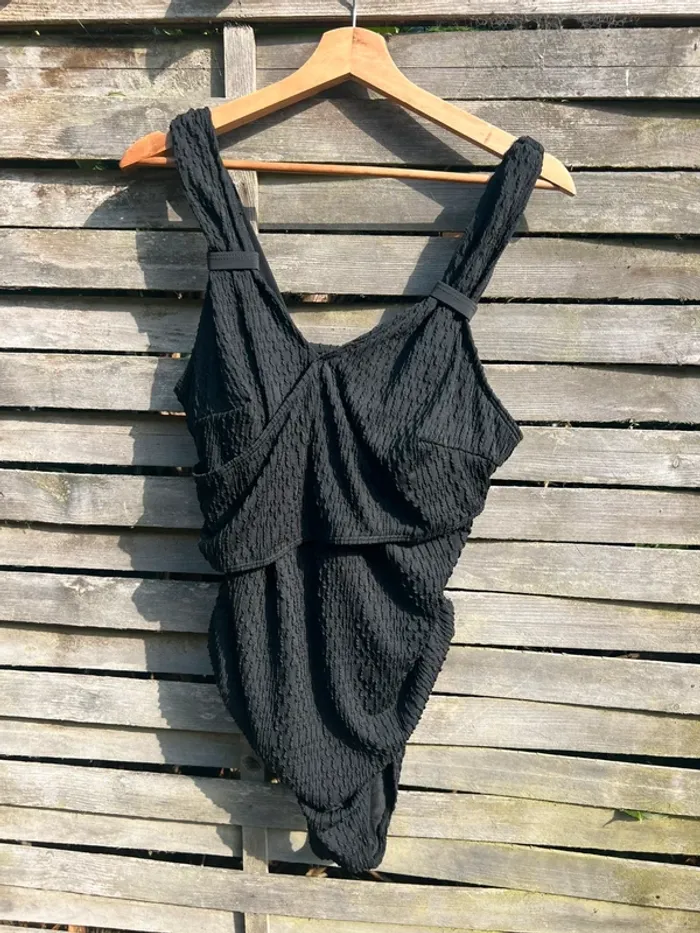 Maillot de bain une pièce noir – Shein Curve - photo numéro 4