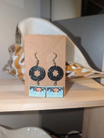 Boucle d'oreilles Upcycling
