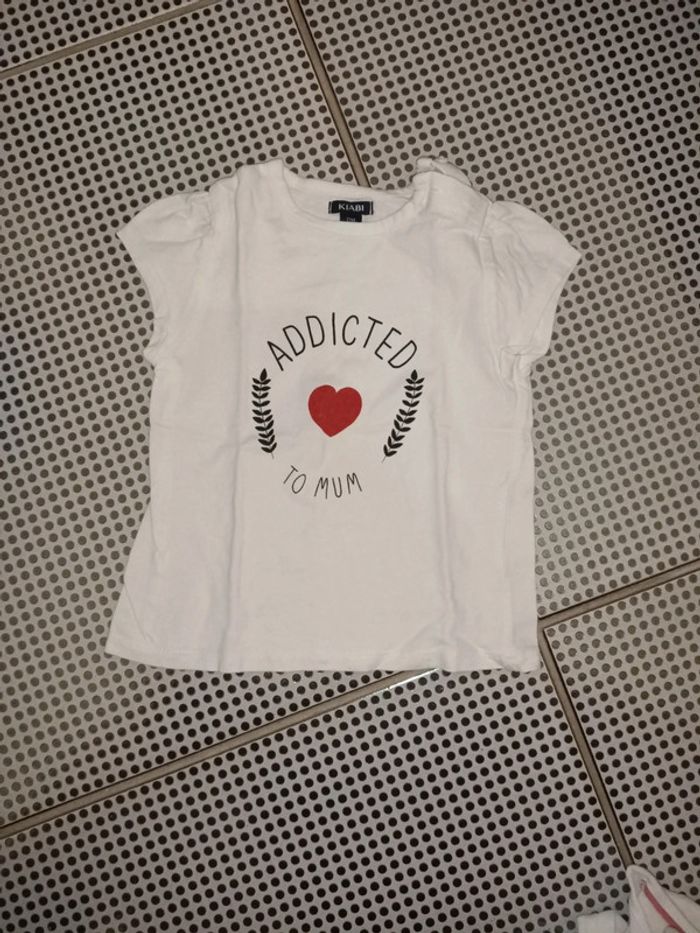 Lot tee shirts, manches courtes, 12 mois - photo numéro 3