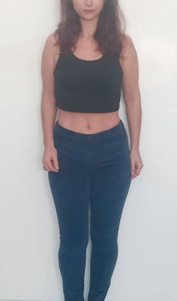 Pantalon slim velours marine chaud taille 38/40