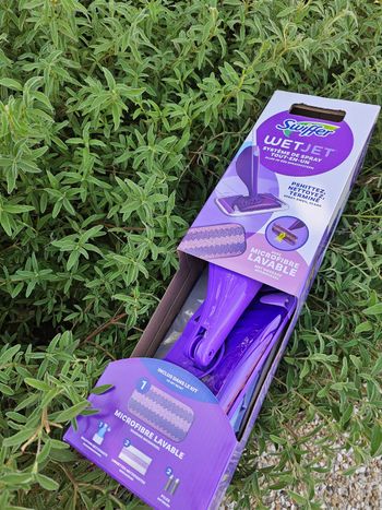 Swiffer WetJet Kit balai spray microfibre lavable