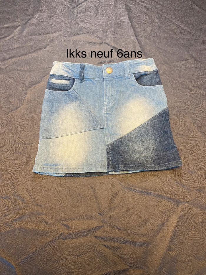Jupe jean neuve ikks 6ans