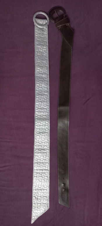 Lot 2 ceintures 85cm