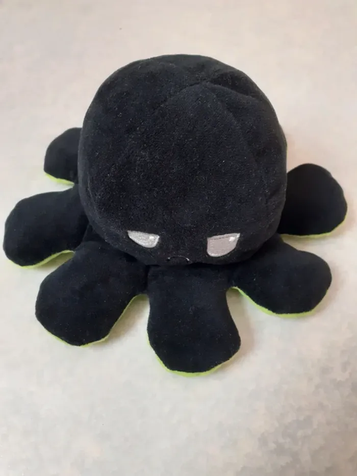 Poulpe peluche bicolore - photo numéro 2
