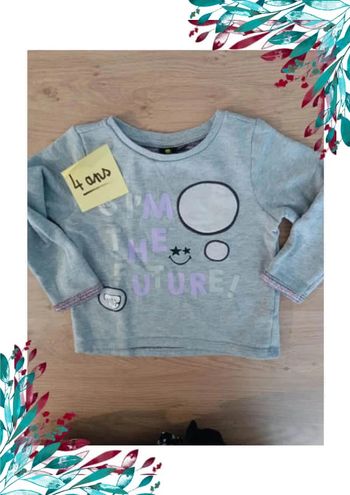 Sweat fille 4 ans I'm the future