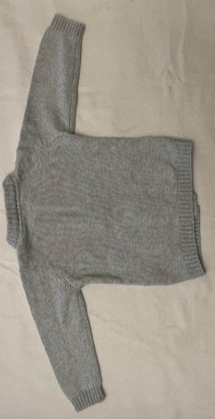 Gilet zippé en maille 12m - photo numéro 4