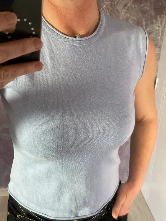 Joli pull sans manche Cyrillus - photo numéro 3