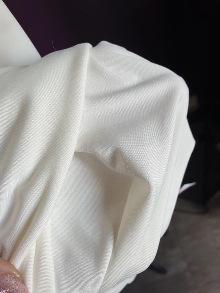 Robe été blanc cassé Boohoo - photo numéro 5