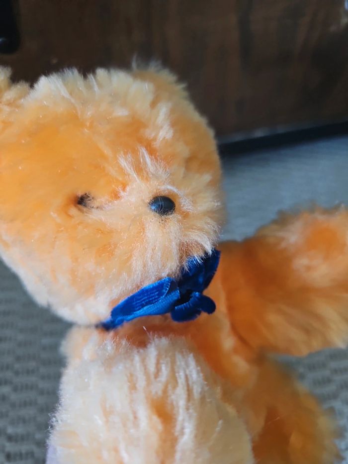 Peluche chat orange boulgom vintage - photo numéro 2