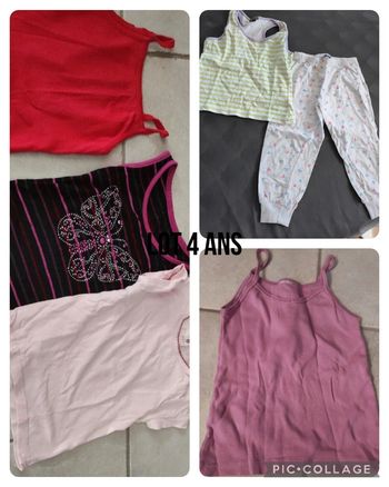 Lot de 5 hauts et un legging 4 ans