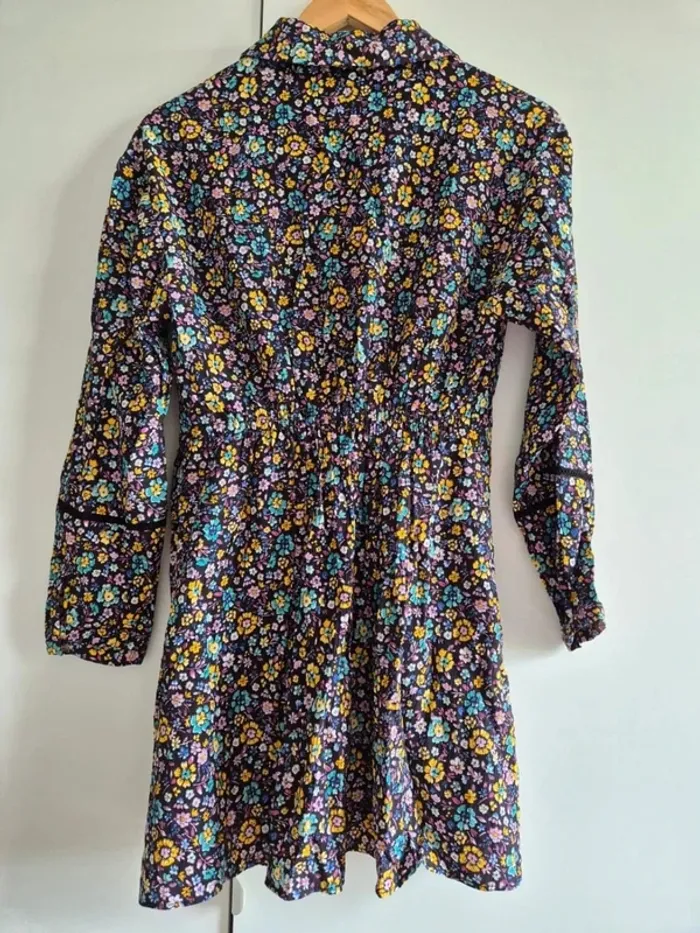 Robe d'été ZARA Taille S 36 fleuries manches longues neuve - photo numéro 10