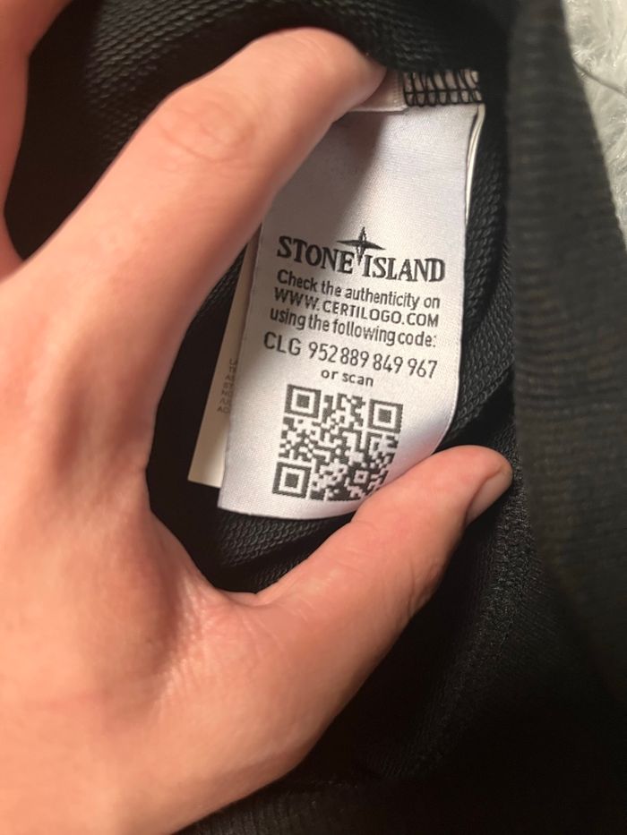 Pull stone island noir neuf - photo numéro 3