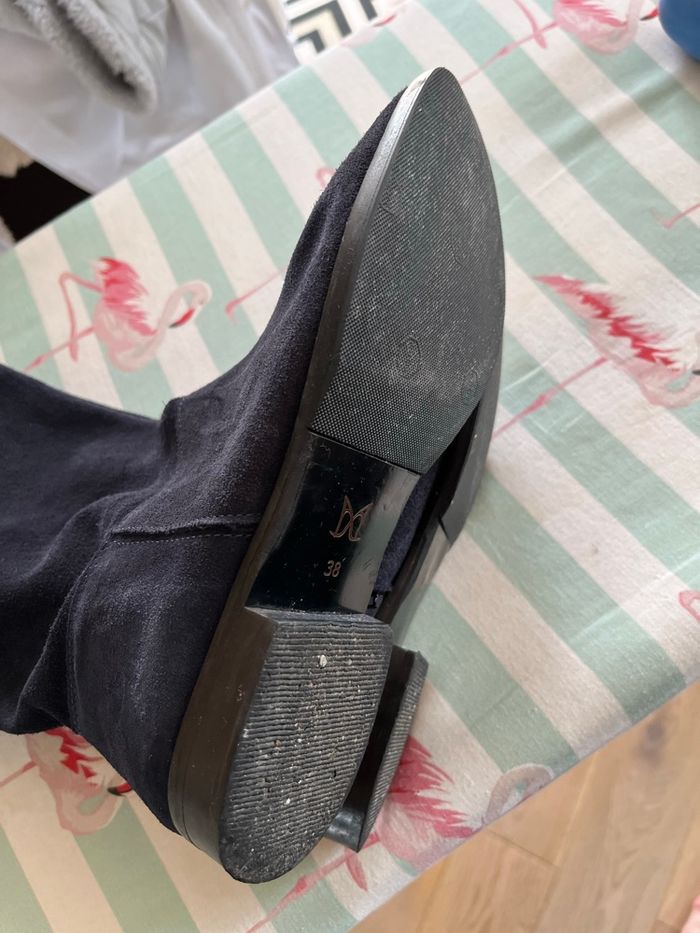 Bottes velours bleu nuit eram taille 38 - photo numéro 5