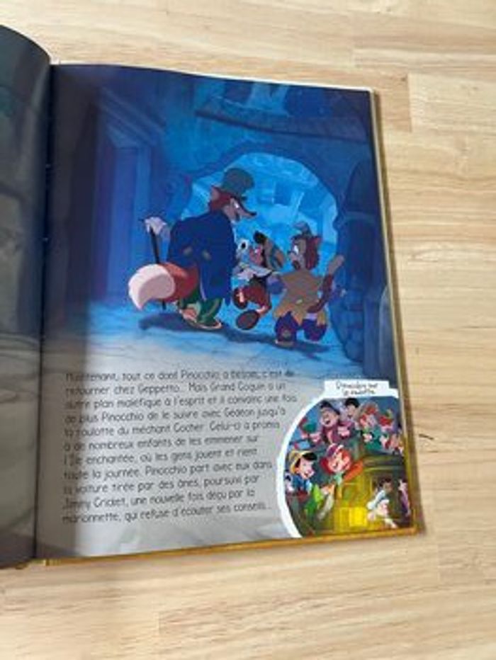 Livre Disney Audiocontes Magiques n°10 – Pinocchio – Bon État (Sans Figurines) - photo numéro 6