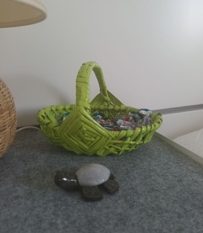 Petit panier vert