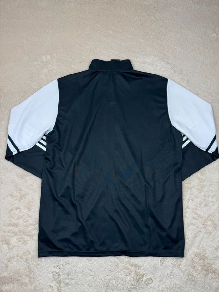 Veste de survêtement Adidas Noir a empiècement blanc Neuve Taille L - photo numéro 5