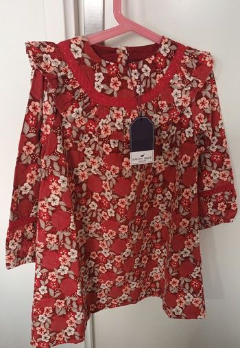 Robe fleurie sergent major - neuve - 6 ans