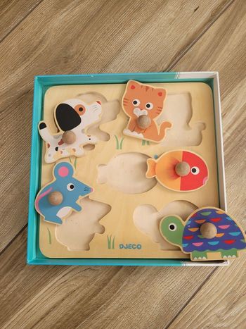 Puzzle en bois animaux