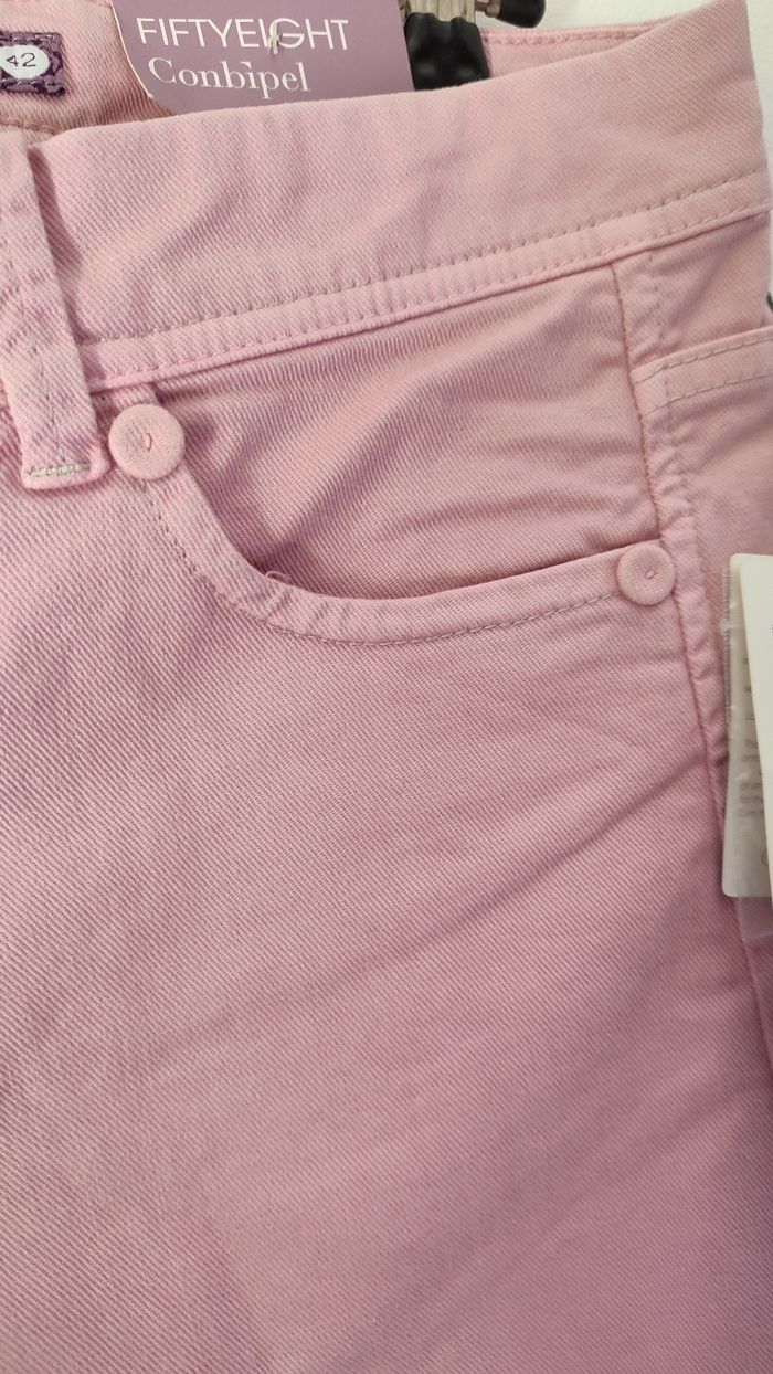 Pantacourt rose taille 38 - photo numéro 6