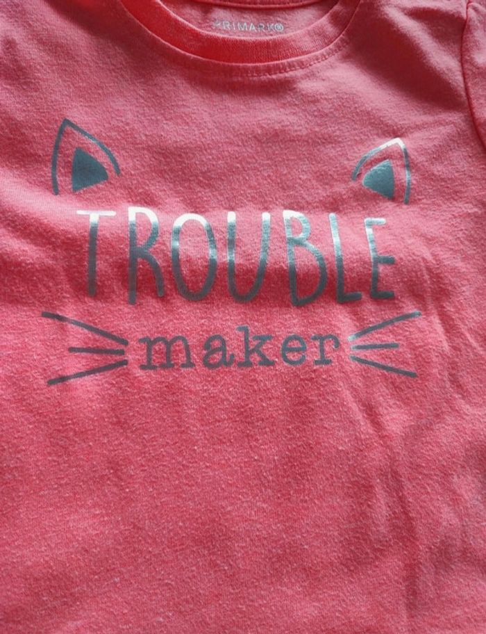 Ensemble  t-shirt short 12 mois - photo numéro 3