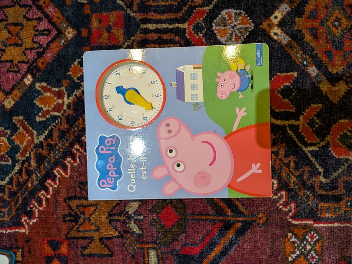 Livre Peppa pig quelle heure est-il