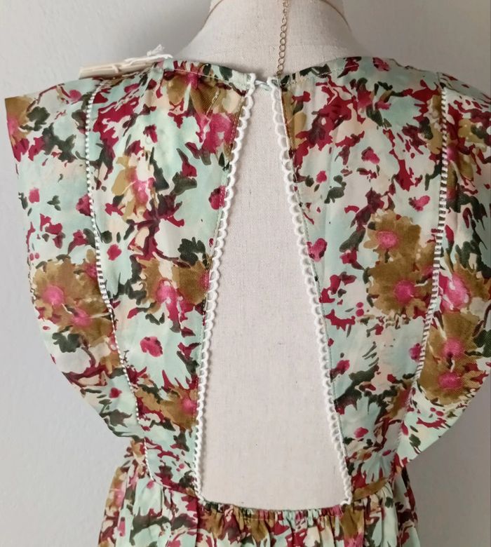 Robe d'été imprimé fleurs Taille S Marque Sweewë avec étiquette - photo numéro 5