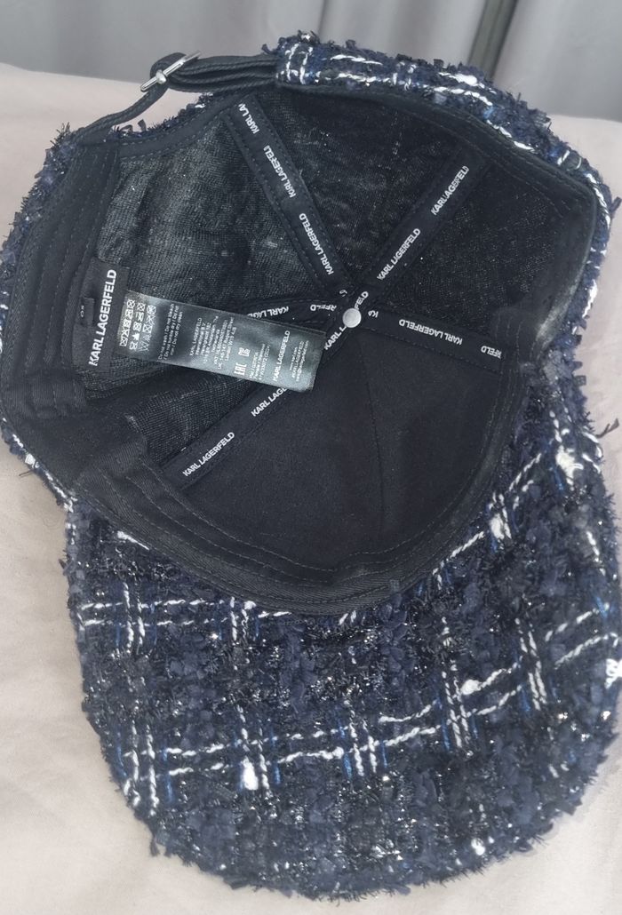 Casquette Karl Lagerfeld Signature Neuve - photo numéro 4
