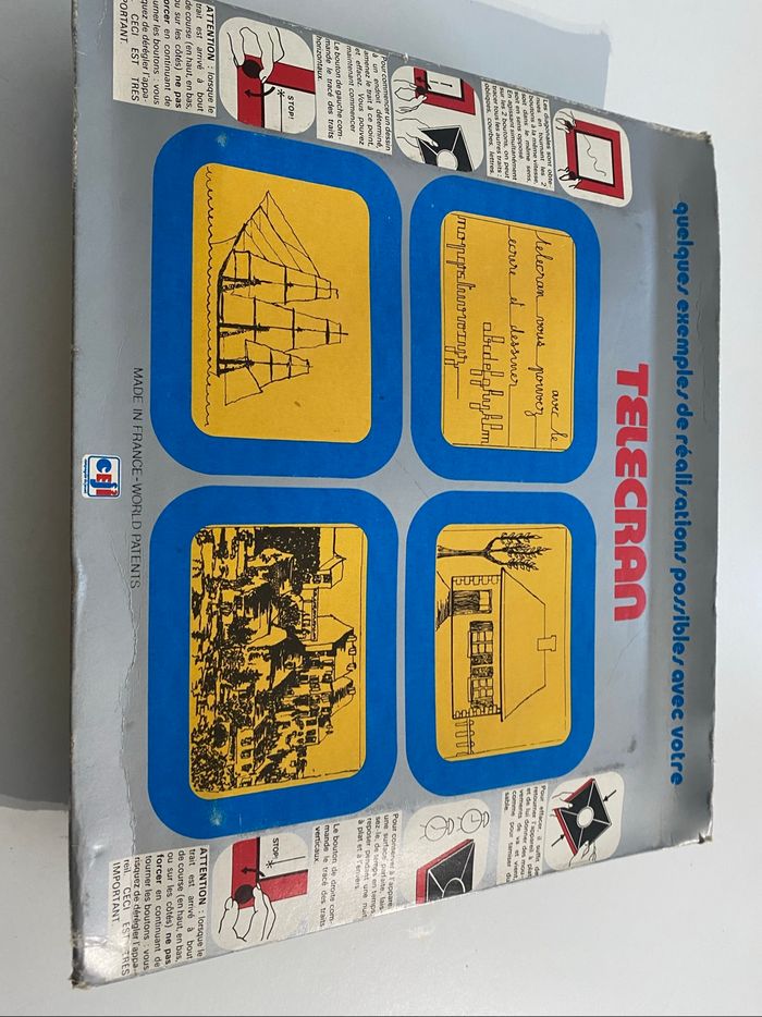 Telecran Bleu jeu vintage - photo numéro 2
