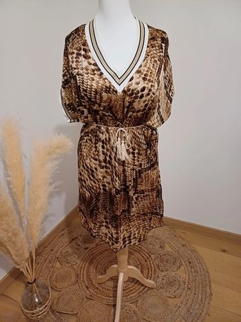 Robe fluide à imprimé Serpent taille M/L 38/40
