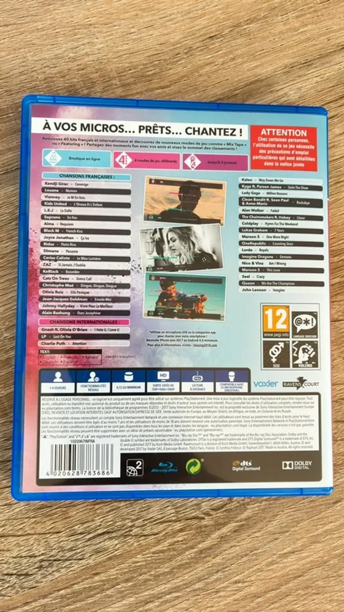 Jeu PS4 Let’s sing - photo numéro 2