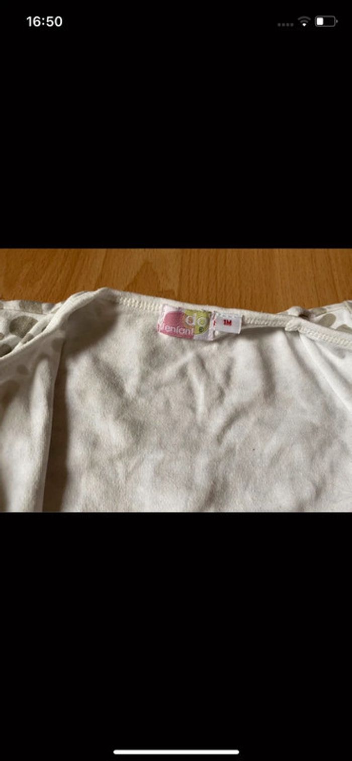 Gros lot de pyjamas/grenouillères d’été T. 1 mois/54 cm garçon TBE - photo numéro 13