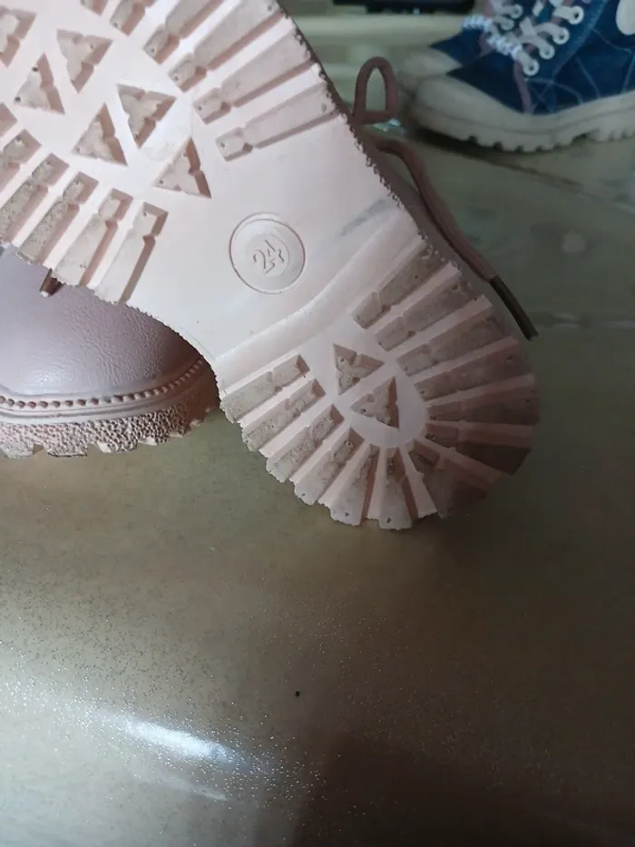 Chaussures montantes rose fille - photo numéro 5