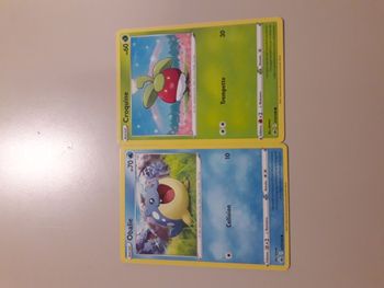 Obalie +Croquine lot de 2 cartes Pokémon neuves