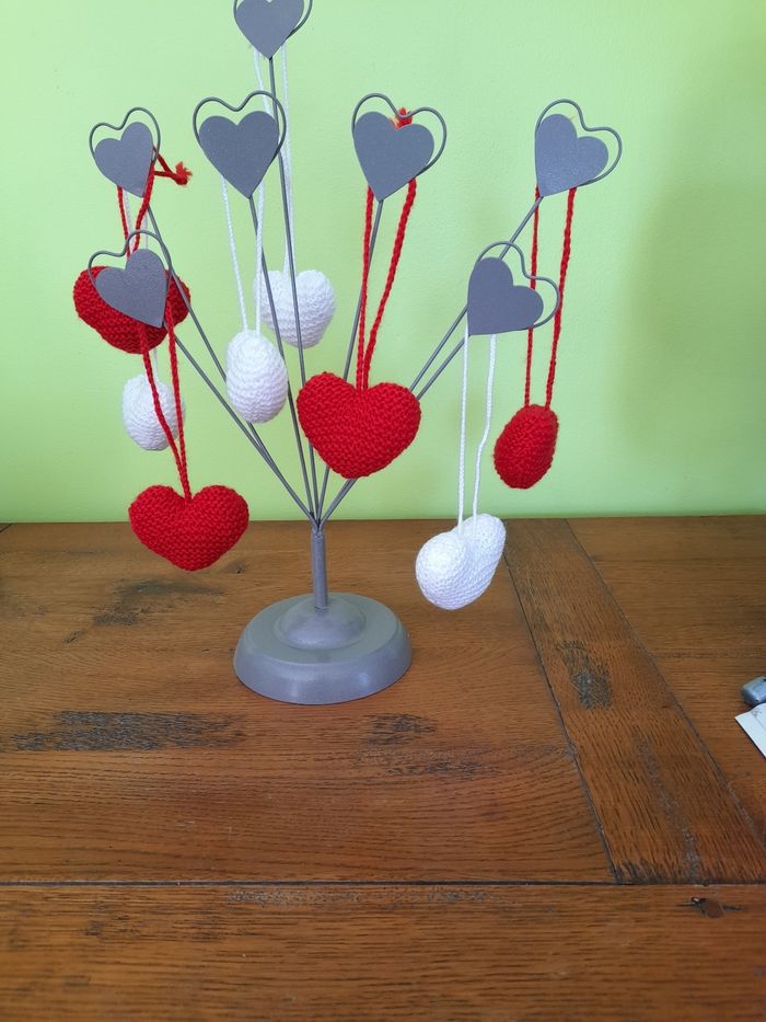 Lot de 8 petits coeurs - photo numéro 4