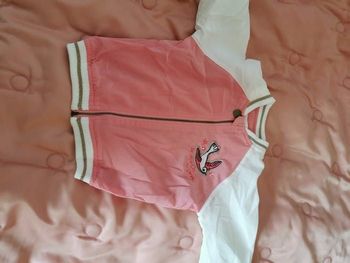 Veste zippée fille 12 mois