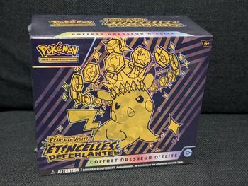 ETB Pokémon Coffret Dresseur d'élite Pikachu Étincelles Déferlantes EV08 Fr