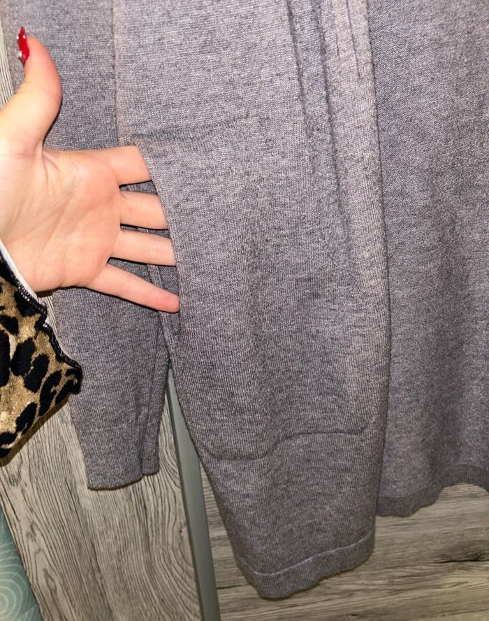 Veste gilet gris Christy avec capuche - Neuf sans étiquette - photo numéro 2