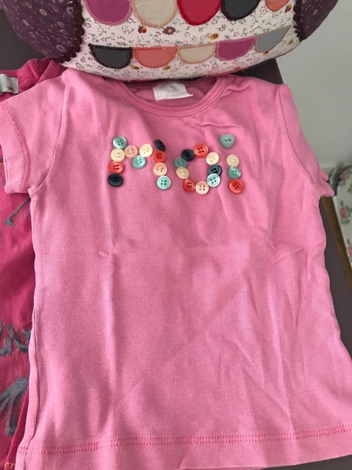 Lot 4 tee shirts fille 3 ans - photo numéro 5