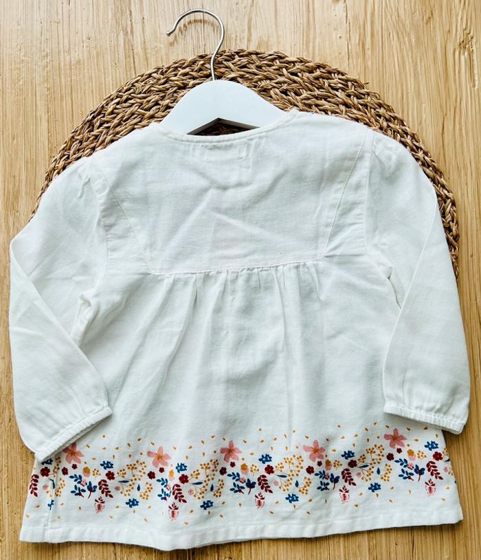 Blouse blanche et fleurie Gémo - photo numéro 3
