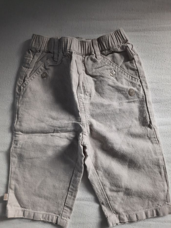Lot 3 pantalons bébé 6 mois - photo numéro 2