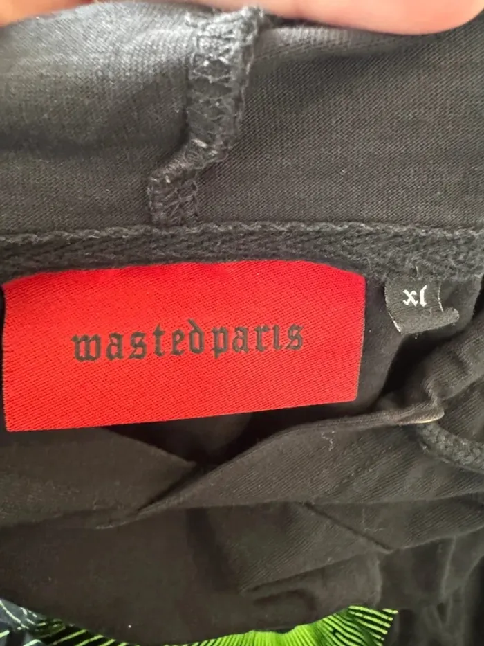 Sweat à capuche Wasted Paris, taille XL, très bon état - photo numéro 3
