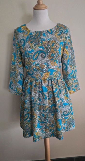 Robe motifs Paisley, Boteh, cachemire Taille 40