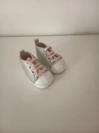 Chaussons argenté