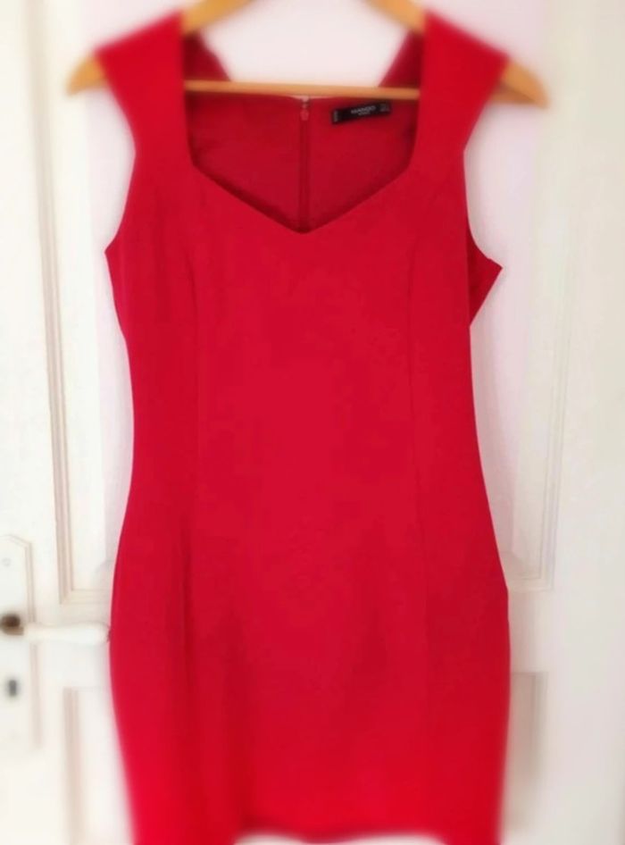 Robe cocktail  -  Rouge  -  Mango -  S -  Excellent état - photo numéro 5