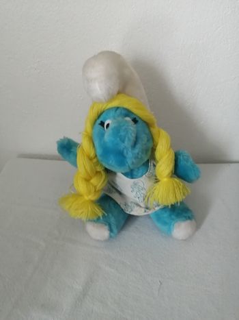 peluche la schtroumpfette