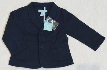 Obaibi veste costume blazer bleu marine