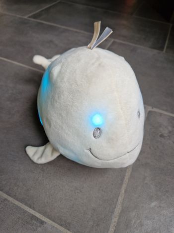 Peluche lumineuse baleine 