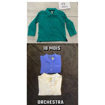 Lot de 3 polos Orchestra 18 mois