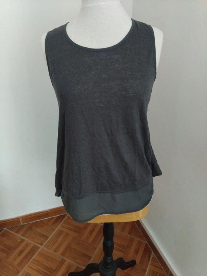 Blouse Sud Express tL 100 % lin - photo numéro 2