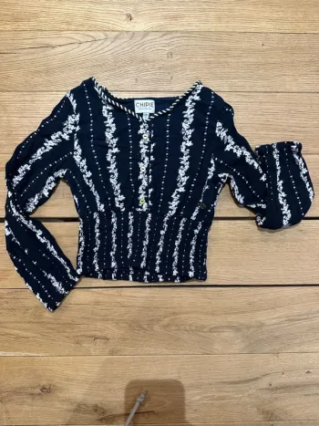 Crop top manches longues chipie